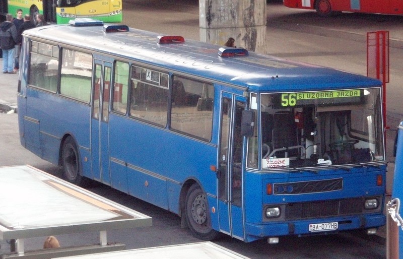 Záložné vozidlá (prenajaté) - Karosa C 734 #BA-077HB