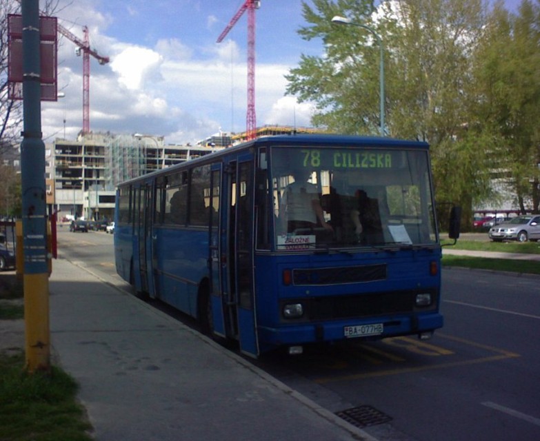 Záložné vozidlá (prenajaté) - Karosa C 734 #BA-077HB